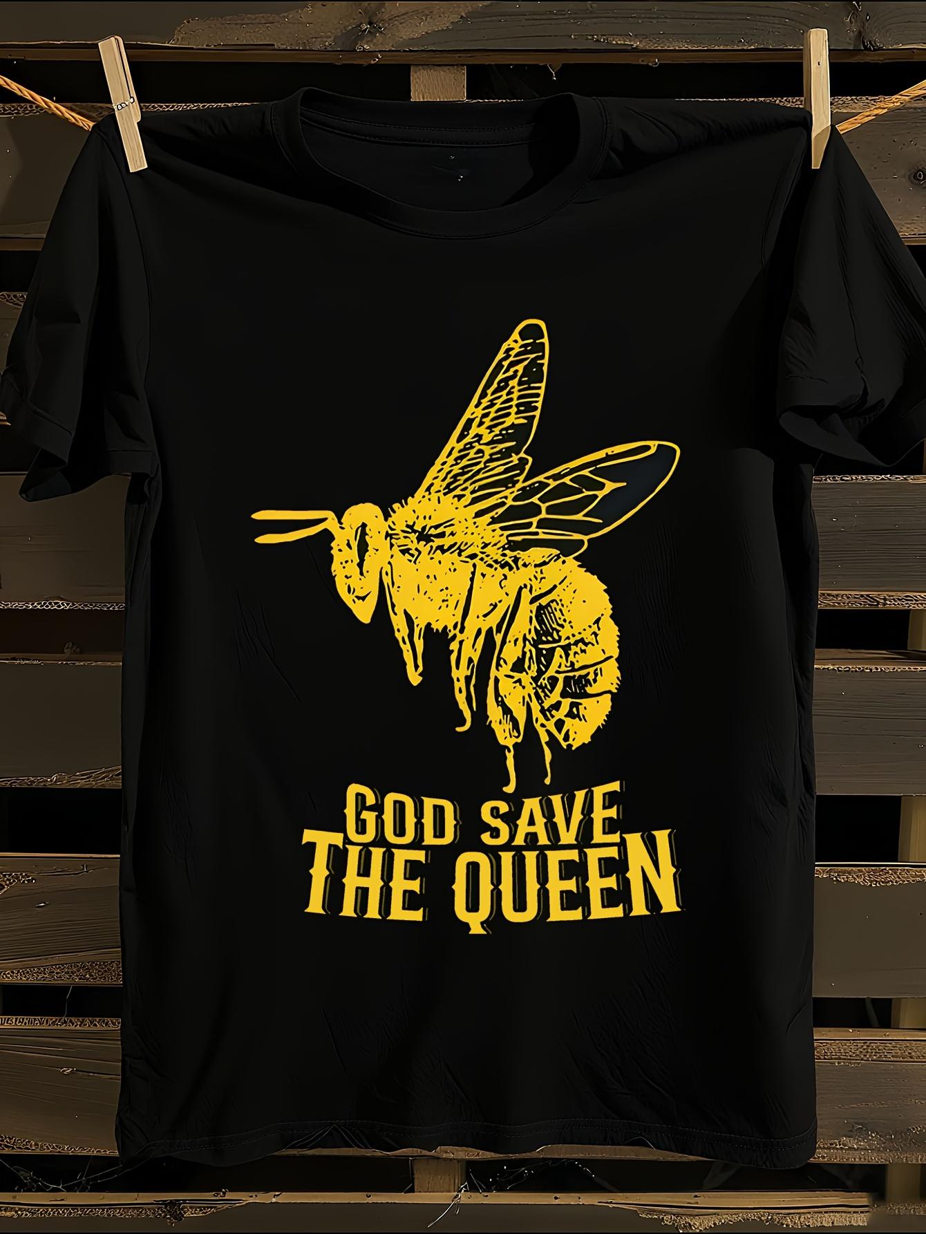 God Save The Queen Beekeeping Tshirt XL