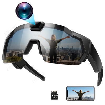 Smart Outdoor Cycling Glasses with Camera for Sports Recording & Photography