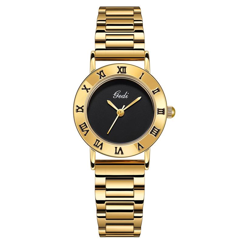 Medieval Simple Steel Belt Watch Women'S High-Value Waterproof Women'S Watch Stainless Steel Waterproof Quartz Watch