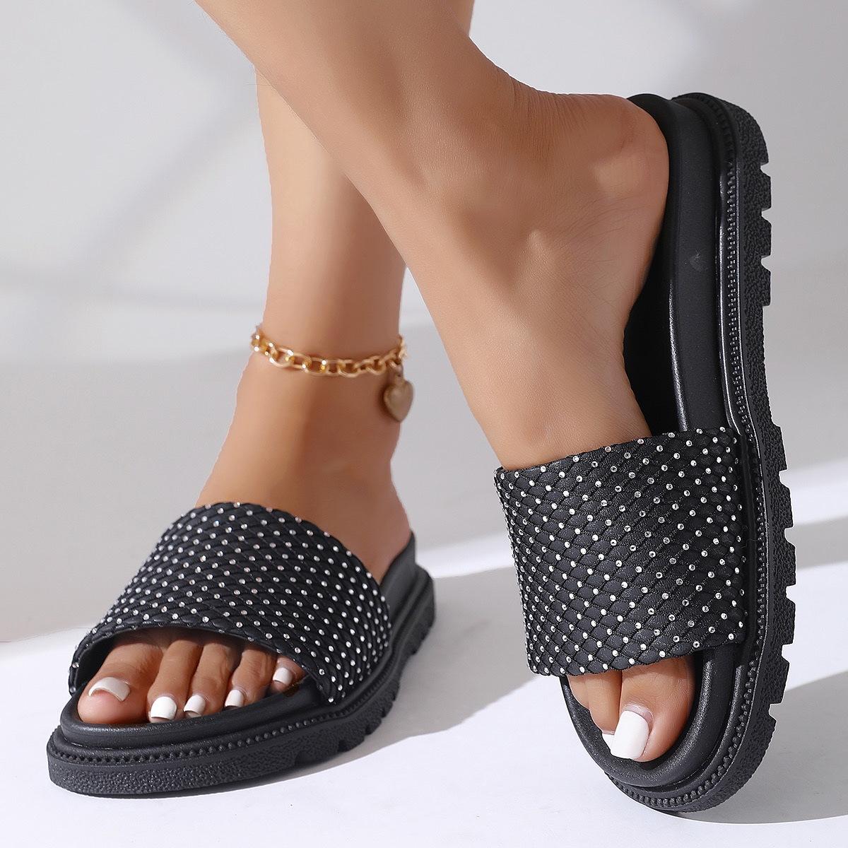 Women s Shoes, Slippers, Casual Shoes, Flat Shoes, Simple Sandals 35 чёрный