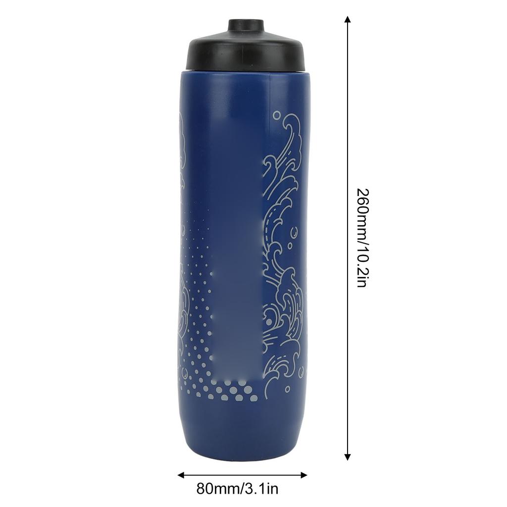 Bike Water Bottle Outdoor Squeeze Type High Capacity Cycling Sports Kettle for Camping 1000ml