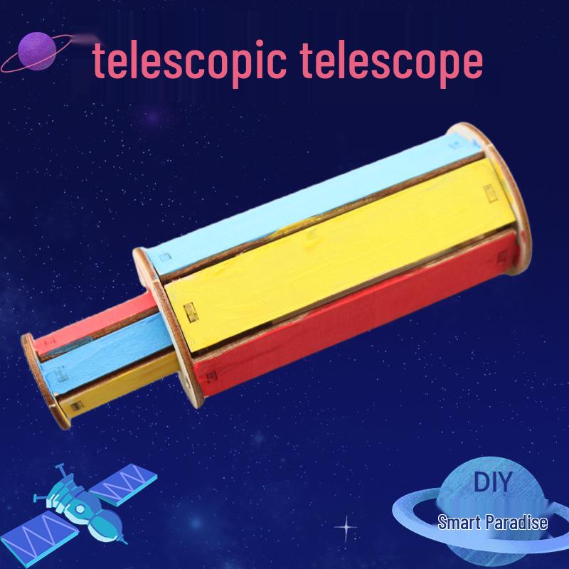 DIY Monocular Telescope Kit for School Science Experiments and Education