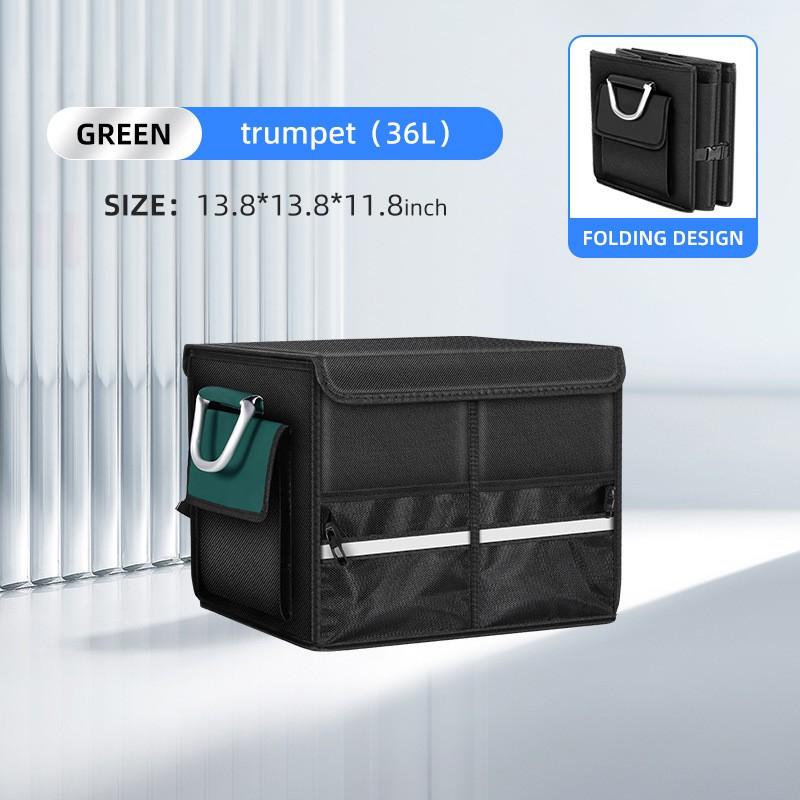 Large Capacity Foldable Car Trunk Organizer Box Oxford Fabric Storage Bin SUV Sedan Hatchback