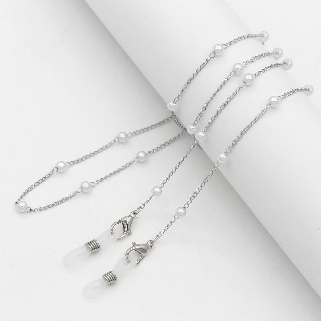 Fashionable Twisted Chain Glasses & Mask Lanyard – Anti-Lost Hanging Neck Metal Chain