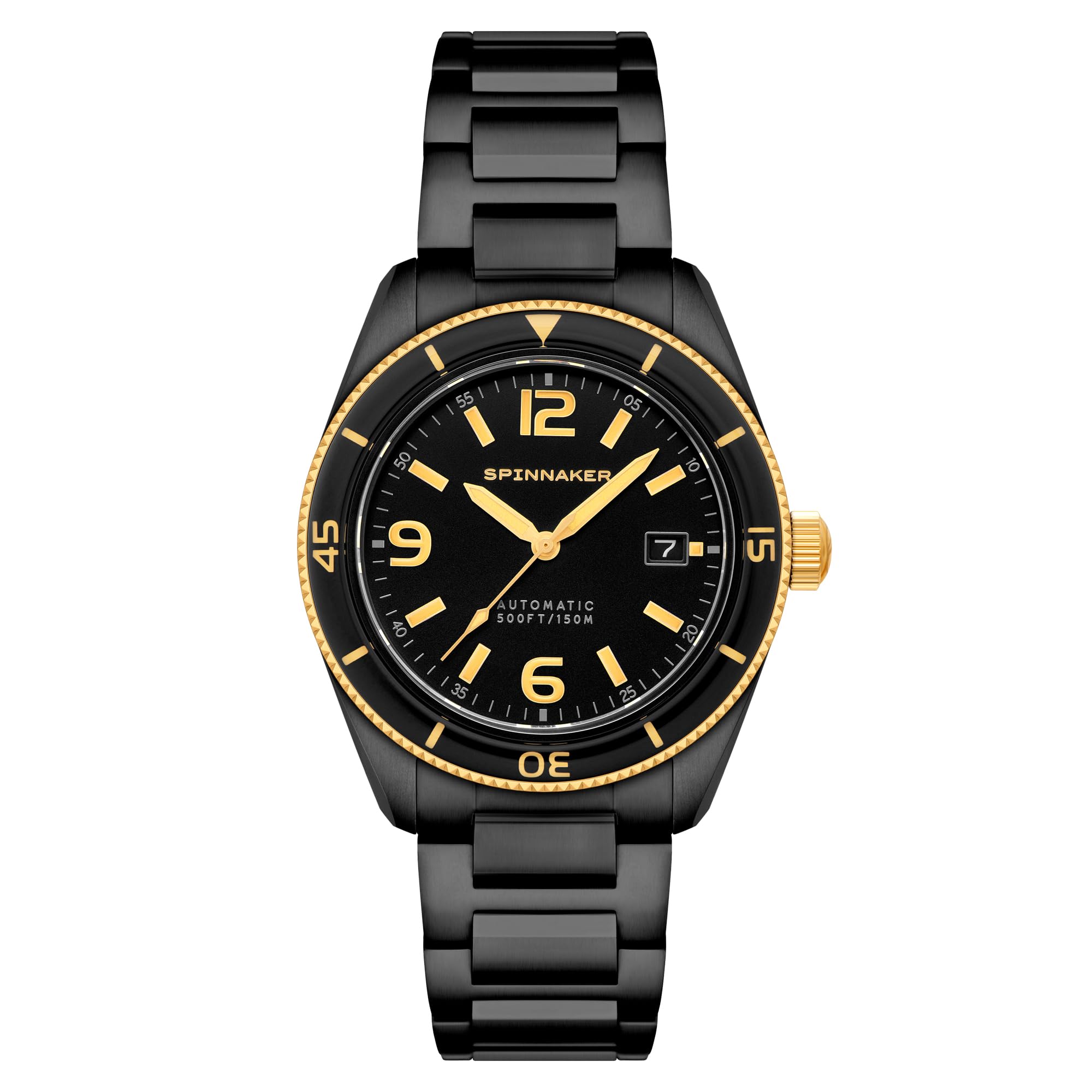 

Fluce Watch Automatic 15 ATM Water Resistant Sapphire Crystal Black Dial [SPINNAKER] SP-5055-55 Men s [Used] чорний