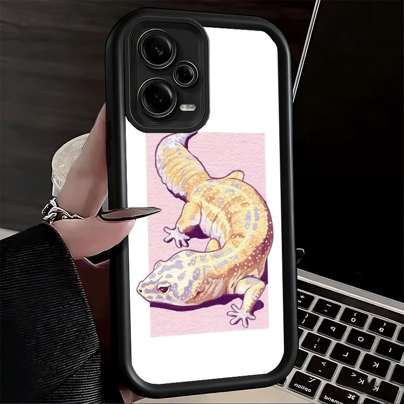 Phone Case for Xiaomi Redmi Note 15 14 13 Pro Plus Lizards Geckos Cute Pet Shell 12S 11 11S 11T 5G 14S Soft Silicone Funda
