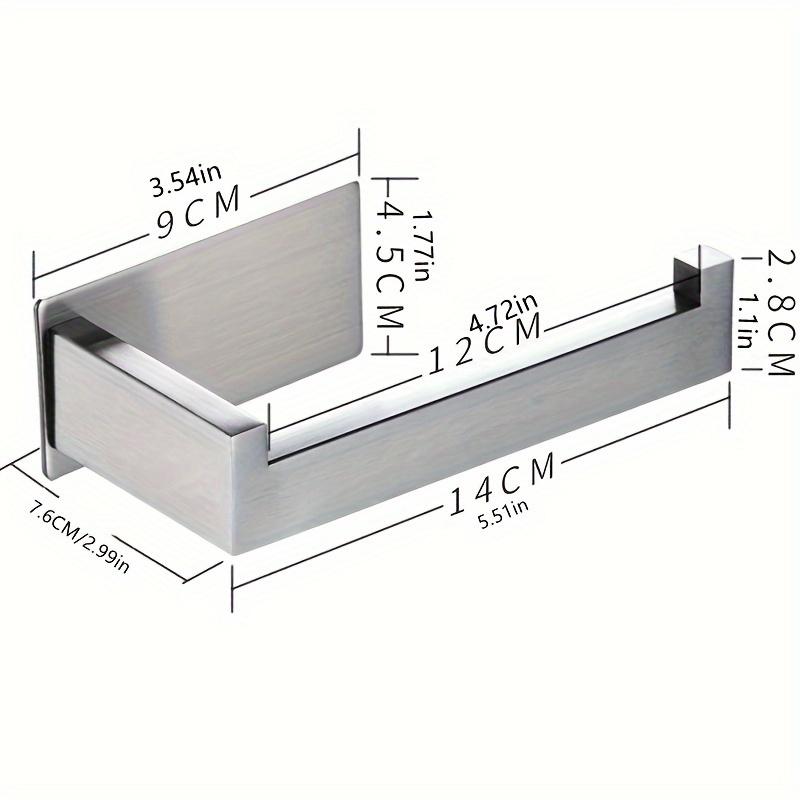 High Quality 304 Stainless Steel Roll Paper Holder Nail-free Toilet Tissue Kitchen Towel Roll Dispenser Bathroom Accessories