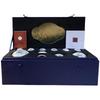 Chaxun Dehua Gilded Suet Jade Porcelain Tea Set Gift Box