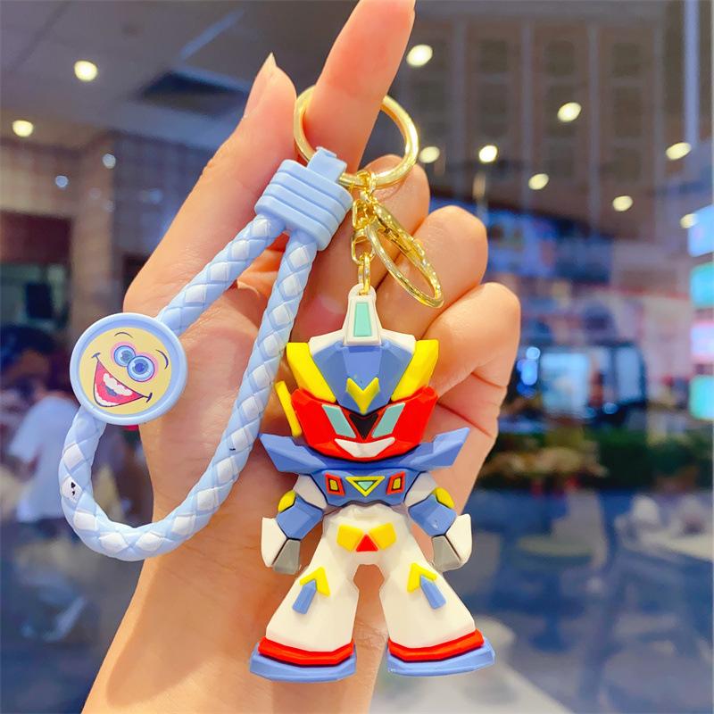 Fajny Kreskówkowy Robot Brelok Zawieszka do Torby Zabawka dla Dzieci Lalka Maszyna Prezent Optimus Prime Bumblebee Lalka
