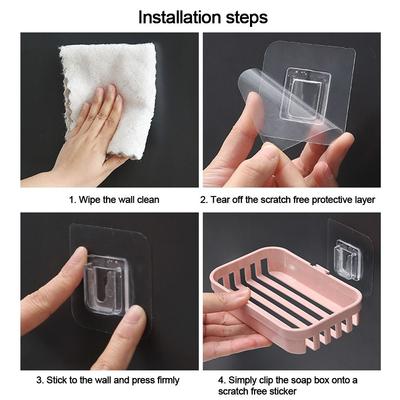 Single Double Layer Soap Dish Storage Holder Stand Tray Fashion Storage Rack Durable Soap Box Bathroom Kitchen Sink Organizer