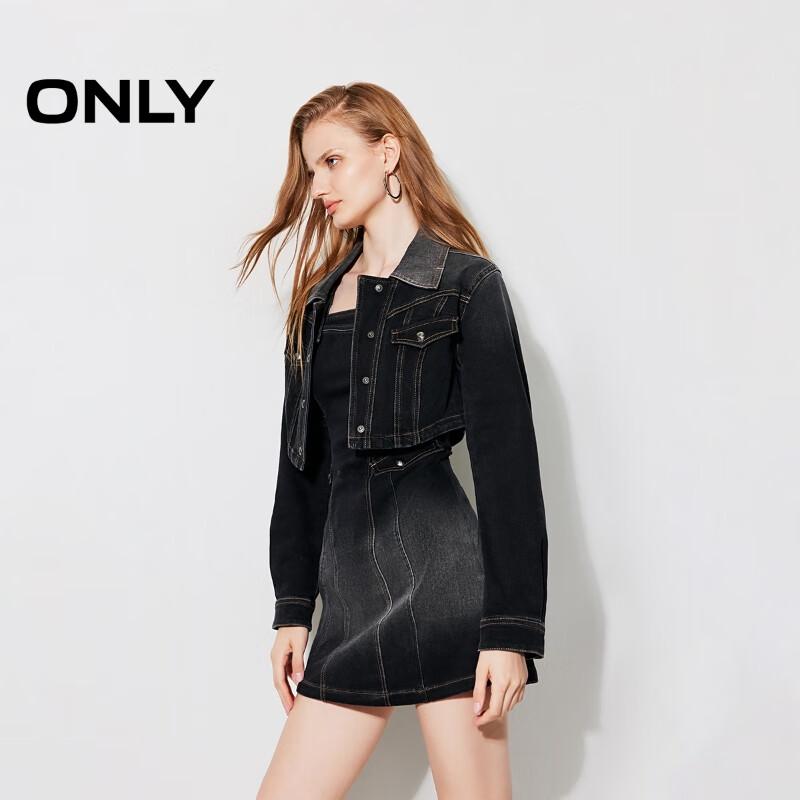 ONLY Women's Retro Washed Denim Mini Dress