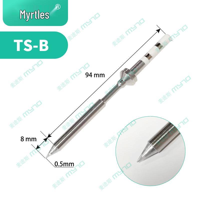 TS100 Eco-Friendly Lead-Free Soldering Iron Tips - Universal Pointed, Knife, and Bevel Shapes