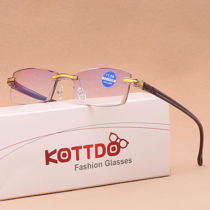 New Arrival Reading Glasses Anti-Blue Light Blue Film Men Women Presbyopic Business Eyewear Glasses +1.0+1.5+2.0+2.5+3.0+3.5+4.0