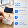 ZINIKIF 10pcs 3V 90mA Epoxy Resin Solar Panels, 62*36mm, Can Be Connected in Series or Parallel, for DIY Toy Education
