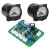 VU Meter Panel Kit 2PCS Warm Color Backlight Power Amplifier VU Meter with Driver Board