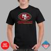 Chemise Unisexe Coton Surdimensionnée Grande Taille 49ers San Francisco Football SF Niners Inspiré Cadeau Pour Fan Coton