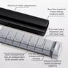 Aluminiumkonstruktion Wöchentlicher Pillenorganizer Großer Pillenorganizer Pillendose Nahrungsergänzungsmittel