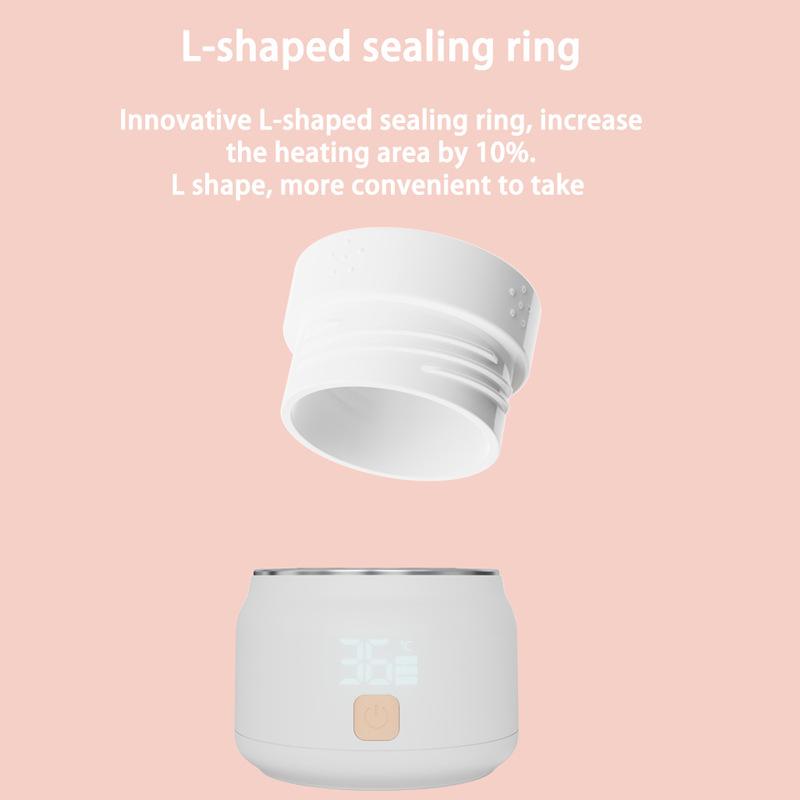 High Quality Portable Multifunctional Milk Warmer with Wireless Insulation and Small Volume USB Heated Baby Bottle Milk Warmer