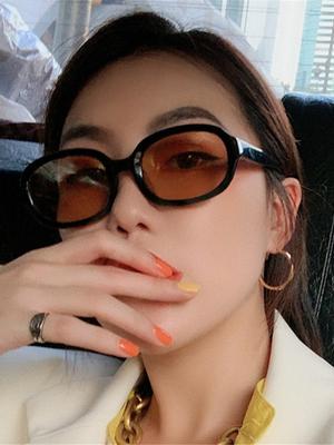 Oval İçbükey Vintage Güneş Gözlüğü Kadın Moda Tasarımı Retro Marka Güneş Gözlüğü Kadın Hip Hop Vintage Yuvarlak Tasarımcı Oculos De Sol