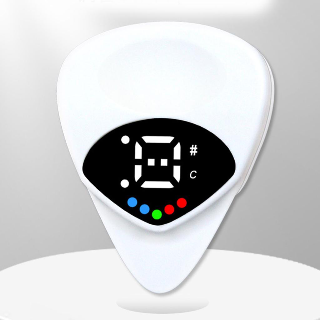 Acoustic Guitar And Ukulele Tuner with Integrated Pick Function For Precise Guitar Ukulele Tuning And Easy Portability
