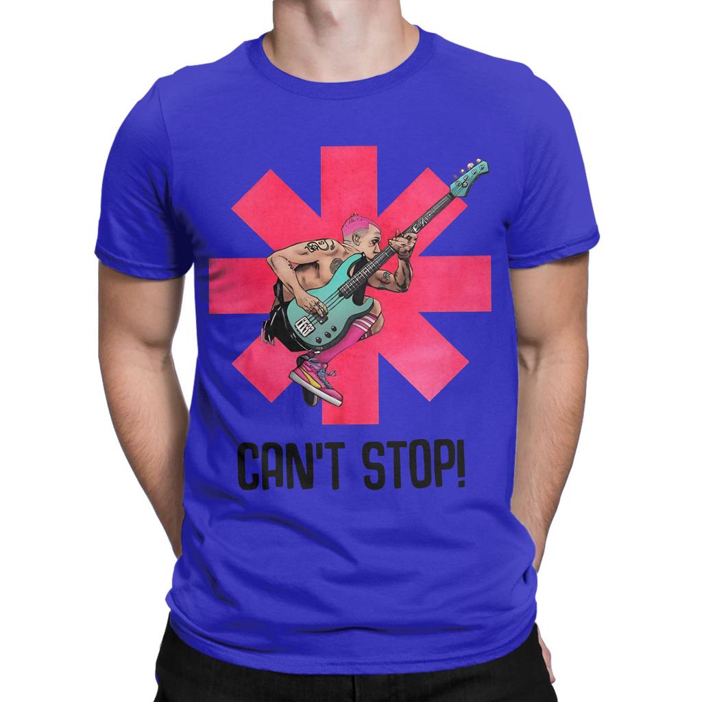 Unisex Rote Chilischote T-Shirt Rockband Baumwoll-Oberteile Tolles Kurzarm Rundhals-T-Shirt Grafik-T-Shirts