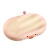 Cat Scratching Board Round Cats Scratch Pad Comfort, with Ball Interactive Toy Kitten Bed Scratcher