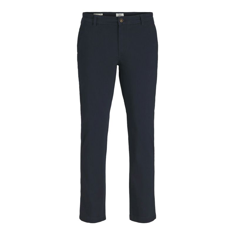 Men's Regular Fit Chino Trousers with Zip Closure JACK & JONES