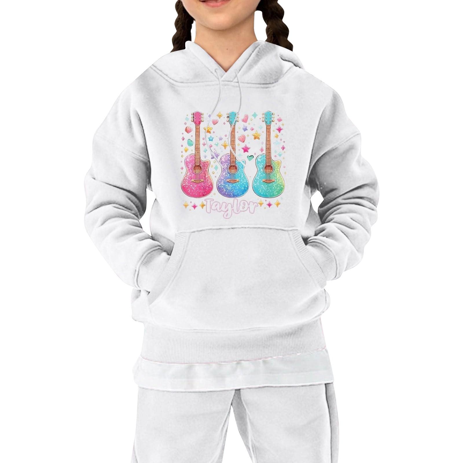 

Осінньо-зимова дитяча флісова толстовка з капюшоном і капюшоном, унісекс, повсякденний топ з мультфільмом 150 білий