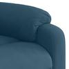 Electric Recliner Chair with Rising Function Blue Velvet