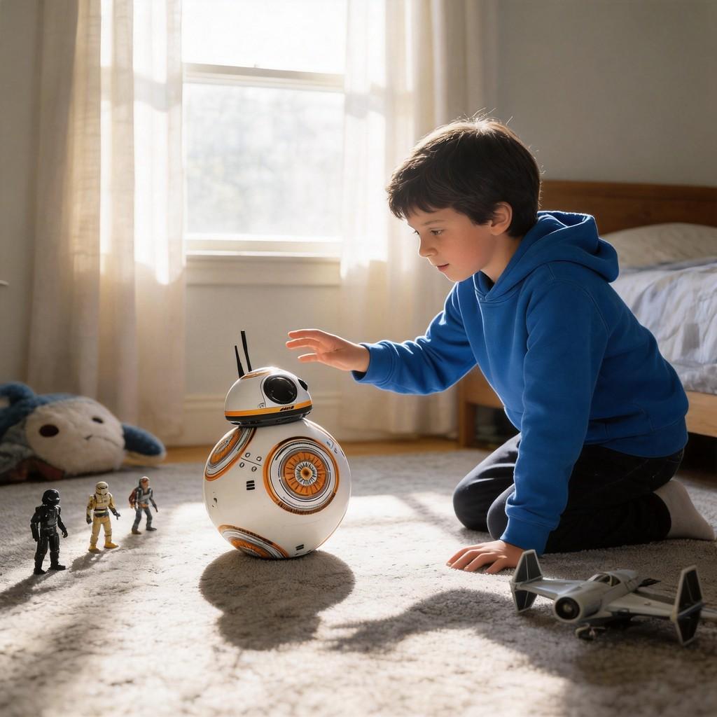Star Wars Bb8 Roterende Patruljerobot Med Fjernbetjening Til Børn Og Samlere