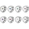Silver Analog Ring Watch Waterproof Free Size Women's Jewelry