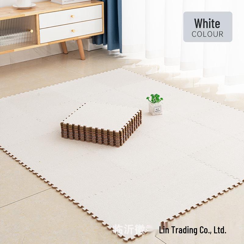 Large Fluffy Carpet Foam Floor Mat for Children's Bedroom, Bedside, and Bay Window – Customizable Size