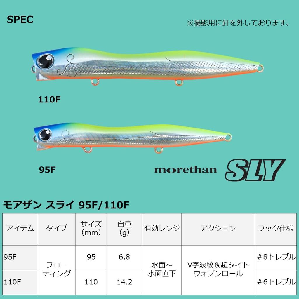Daiwa Sea Bass Minnow Morethan Sly Tropical Bait 110F Lure