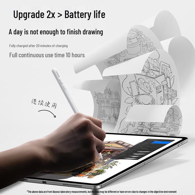 Baseus Capacitive Stylus Pen for iPad (Apple Pencil 2nd Gen Compatible)