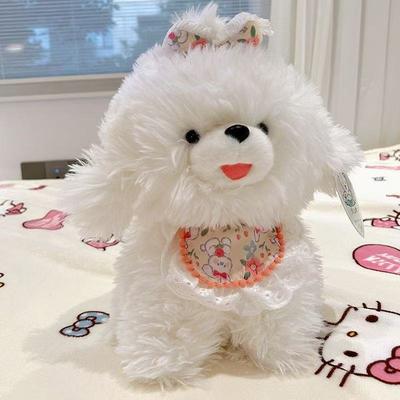 Scarf Dog Plush Toy Long Haired Dog Doll Children Girls Gifts Home Accessories