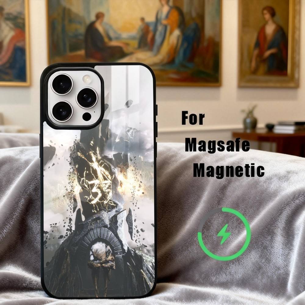 Game Clair O-Obscur Expedition 33 Phone Case For iPhone17,16,15,14,13,12,11 Plus,Pro Max Magnetic For Magsafe Wireless Charging