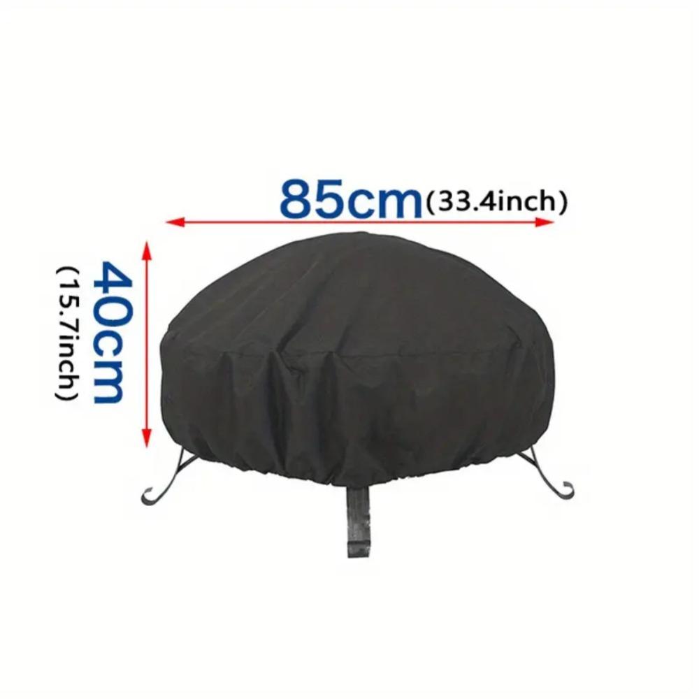 Windproof Patio Firepit Cover Waterproof Gas Firepit Cover NEW Fire Pit Cover  Outdoor