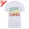 Summer 1995 Vintage Cotton T Shirt Breathable Retro 90s Short Sleeve Unisex Round Neck Casual Tee Classic 40th Birthday Gift