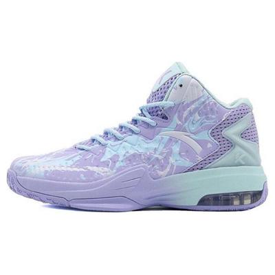 KT3 KT Team Shock Absorbers Slip Resistant Abrasion Resistant High Top Basketball Shoes Men's Purple Blue Sneakers 11741105-7