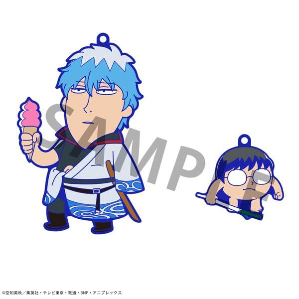 Gintama X Okawa Bukubu Gintama Rubber Mascot 90mm PVC Rubber Mascot with Ball Chain Oshanti [Resale] (BOX) Approx.