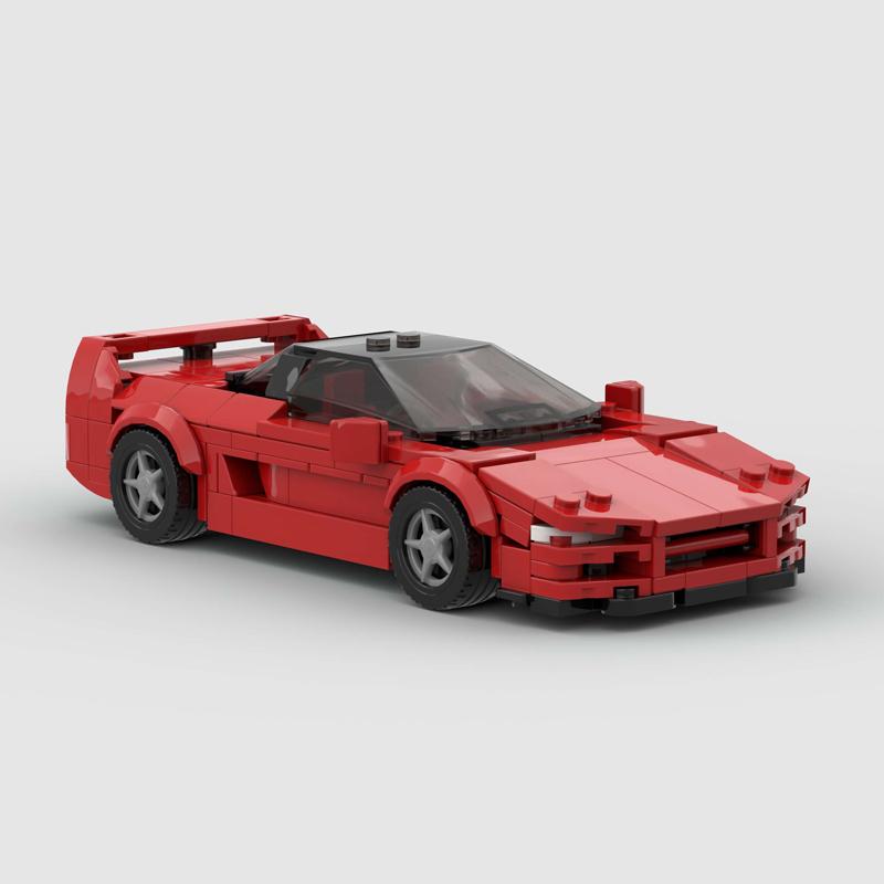 Interesting Toys Unisex Kids Nsx Na 1 Moc City Car Vehicle Racer Building Blocks Brick Racing Model World Famous Supercar Sets Kids Toys Gift