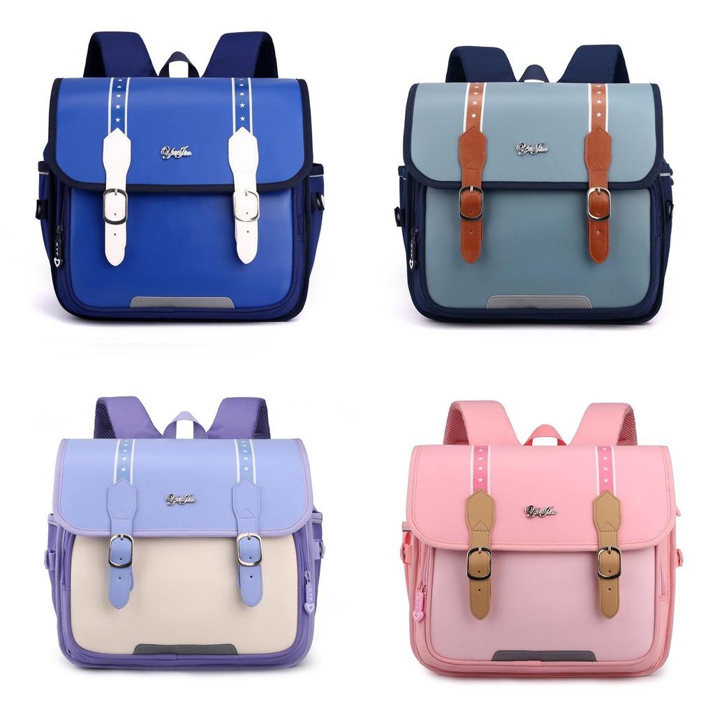 Stylish Colorful Student Backpack High Quality Pu Nylon Fabric For Boys And Girls