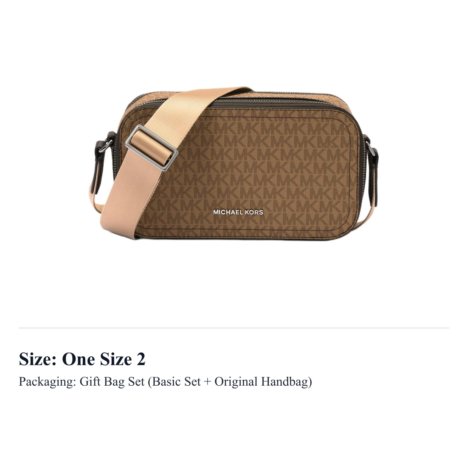 MICHAEL KORS Hudson Coated Canvas Crossbody