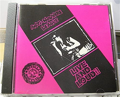

CD ANTI NOWHERE LEAGUE - Live And Loud Non Japan Rock Used