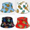 Pineapple Fisherman Hat For Summer Beach Sun Protection Breathable Neck Guard For Men Women
