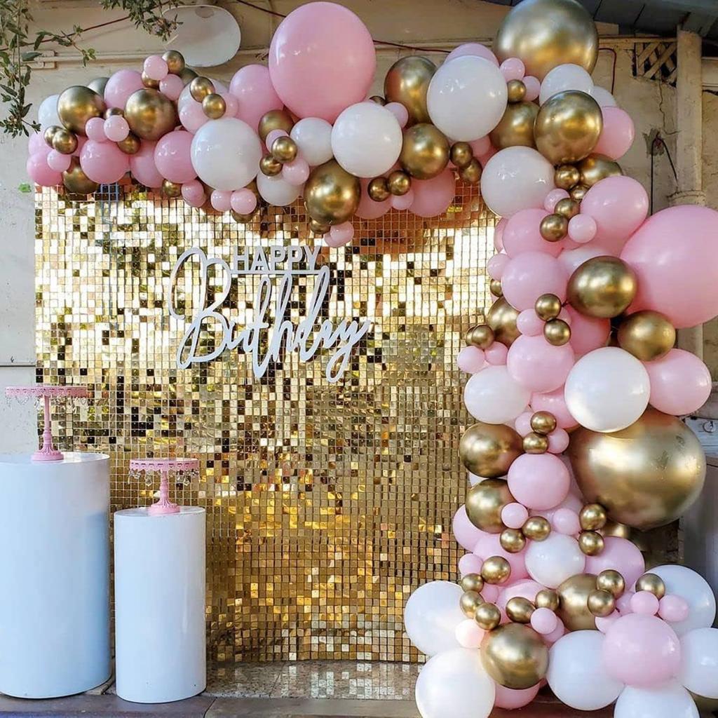 172PCS multi-color latex balloon set suitable for birthday parties, weddings, Valentine's Day party decoration