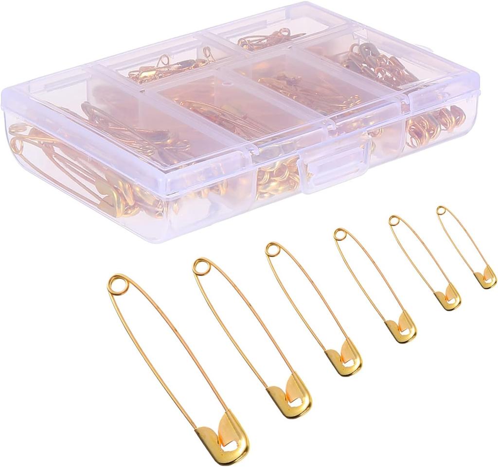 250Pcs Safety Pins Stainless Steel Pin For Clothes Positioning Marks Clothing And Jewelry Making Accessories Tool