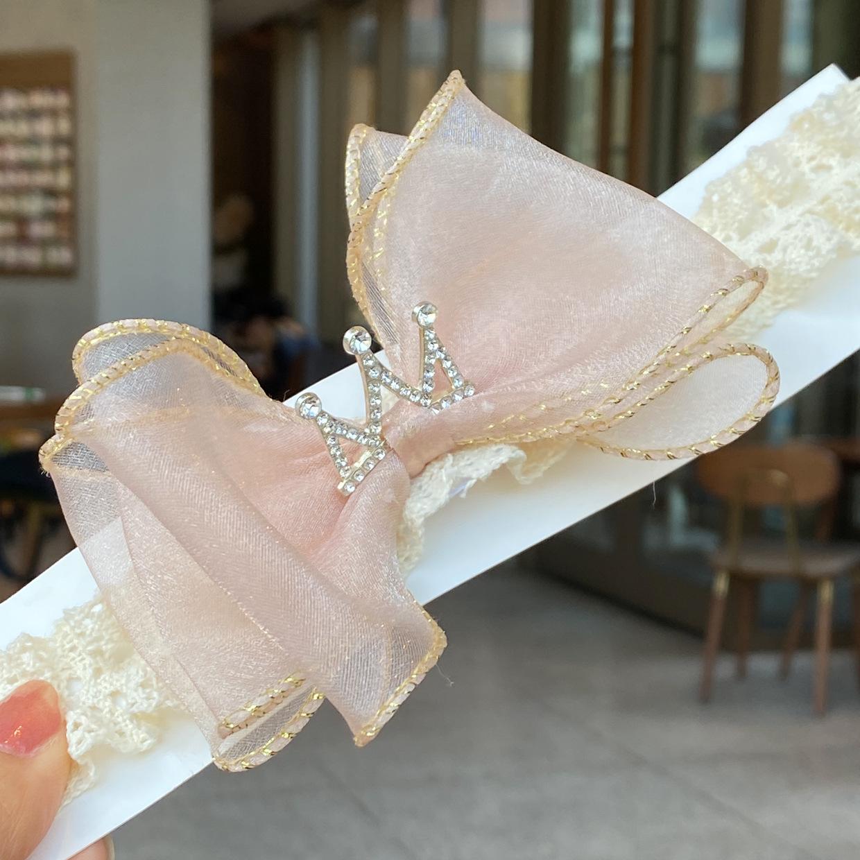 Children s Gauze Bow Headband - Infant/Toddler Hair Accessory