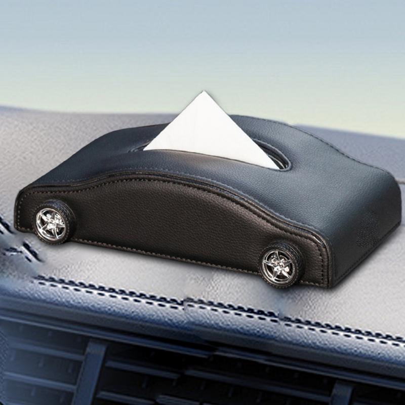 Kreativer Taschentuchspender Autoform Taschentuchspender Feuchtigkeitsabweisend Innenraum Taschentuchhalter Autodeko Hochtemperaturbeständig