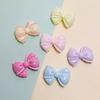 100Pcs Mixed Colors Bowknot Theme Resin Flatback Cabochons Cute Bow Tie Slime Charms for DIY Jewelry Scrapbooking Craft